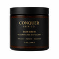 Conquer Skin Co. Skin Brew Resurfacing Exfoliant Body Polish with Coffee, Papaya Powder,Brown Sugar and Adzuki Bean, 7 oz