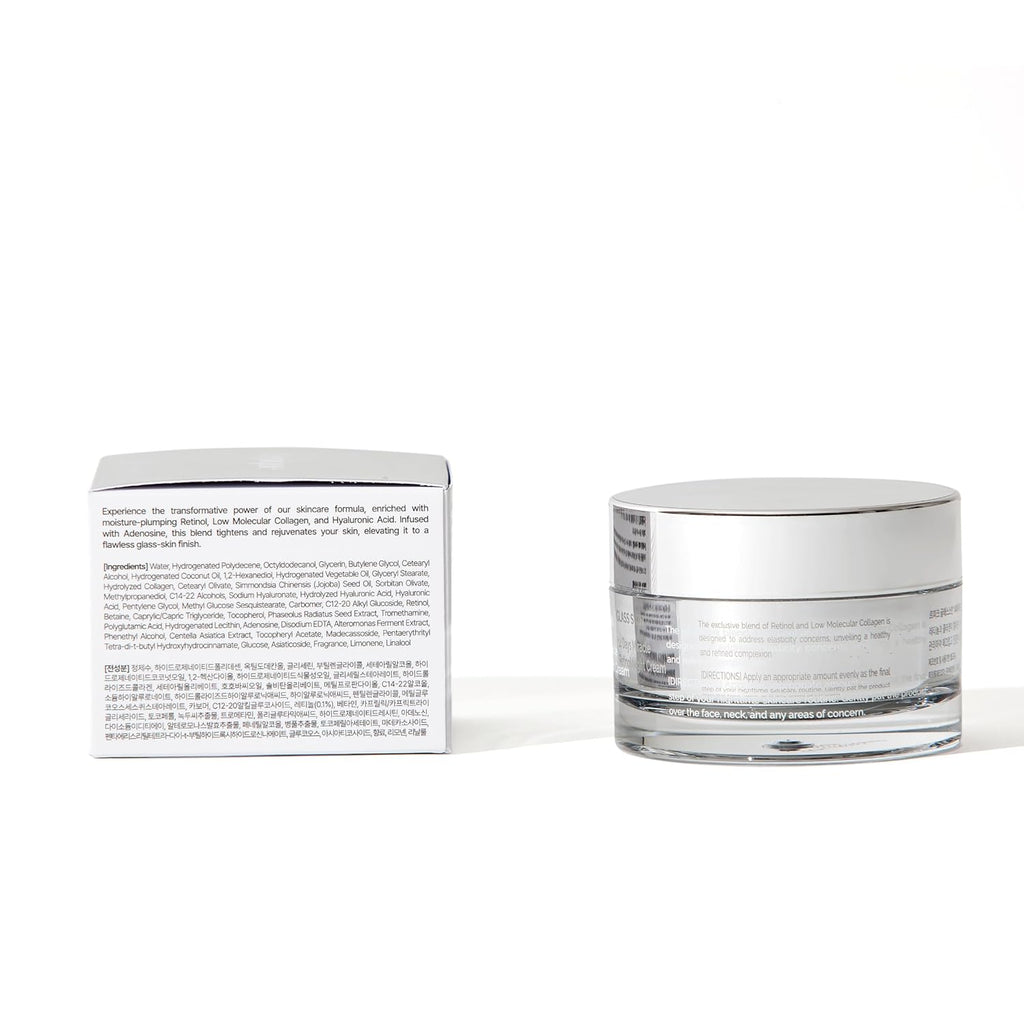 Lepique Retinol Night Cream 1.69oz - No.1 Korean Premium Overnight Repair Cream for Face and Neck - Collagen, Centella, Hyaluronic Acid - Anti aging, Acne, Moisturizer, Face Cream, Hydrating, Firming